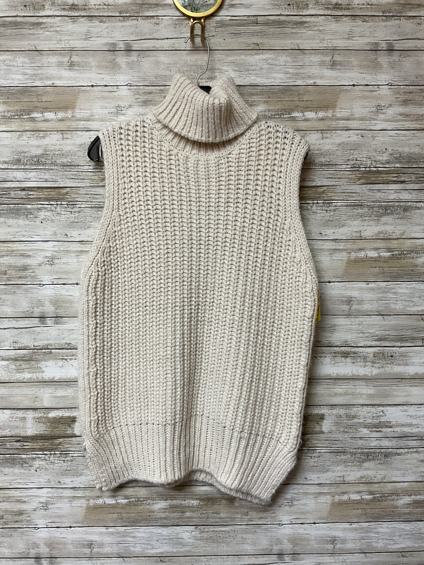 Sweater Ss By H&M In Cream, Size:S