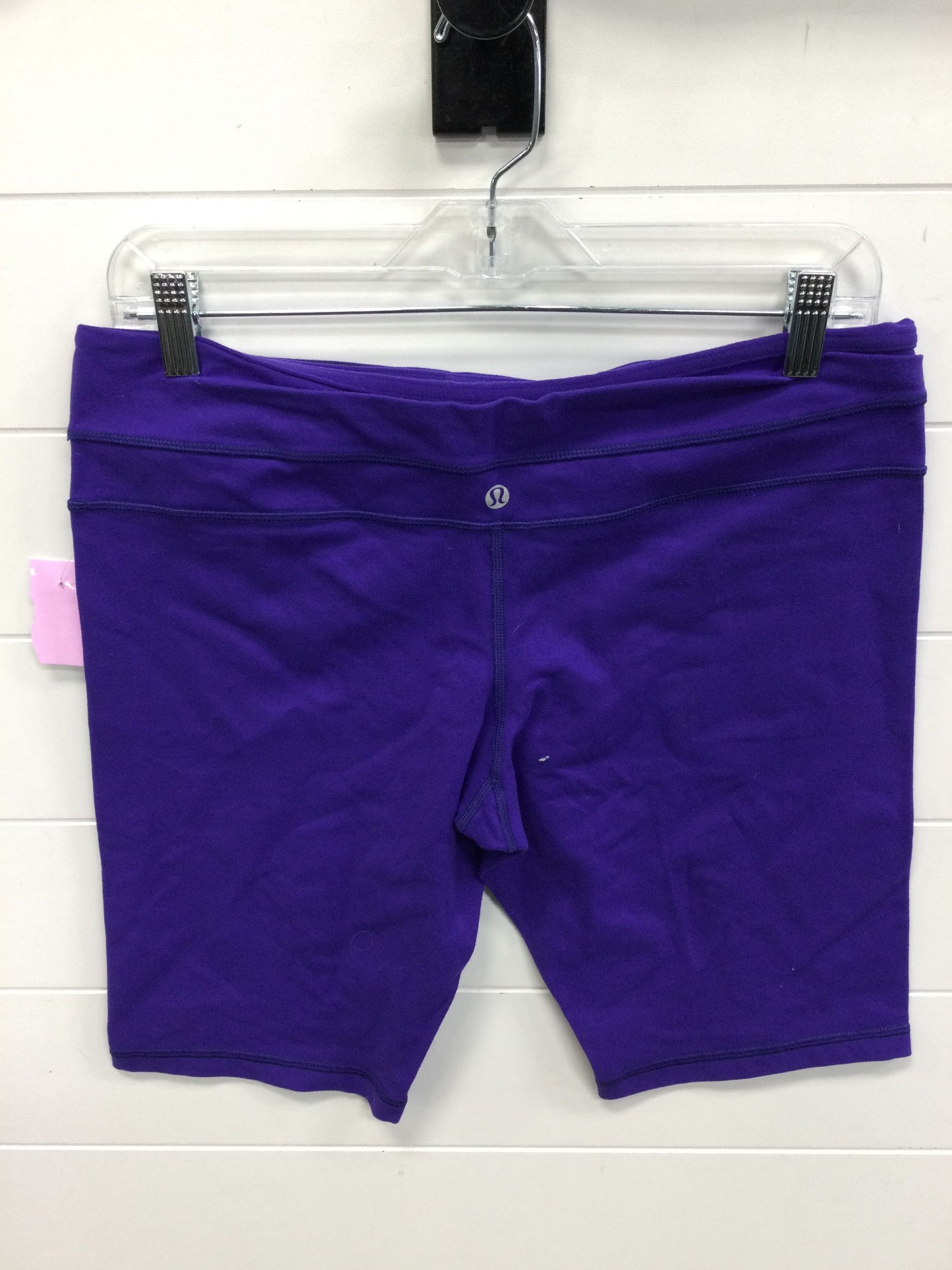 Athletic Shorts By Lululemon In Purple, Size:12