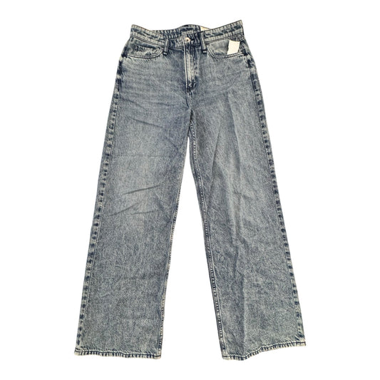 Jeans Wide Leg By Rag And Bone In Blue Denim, Size:2