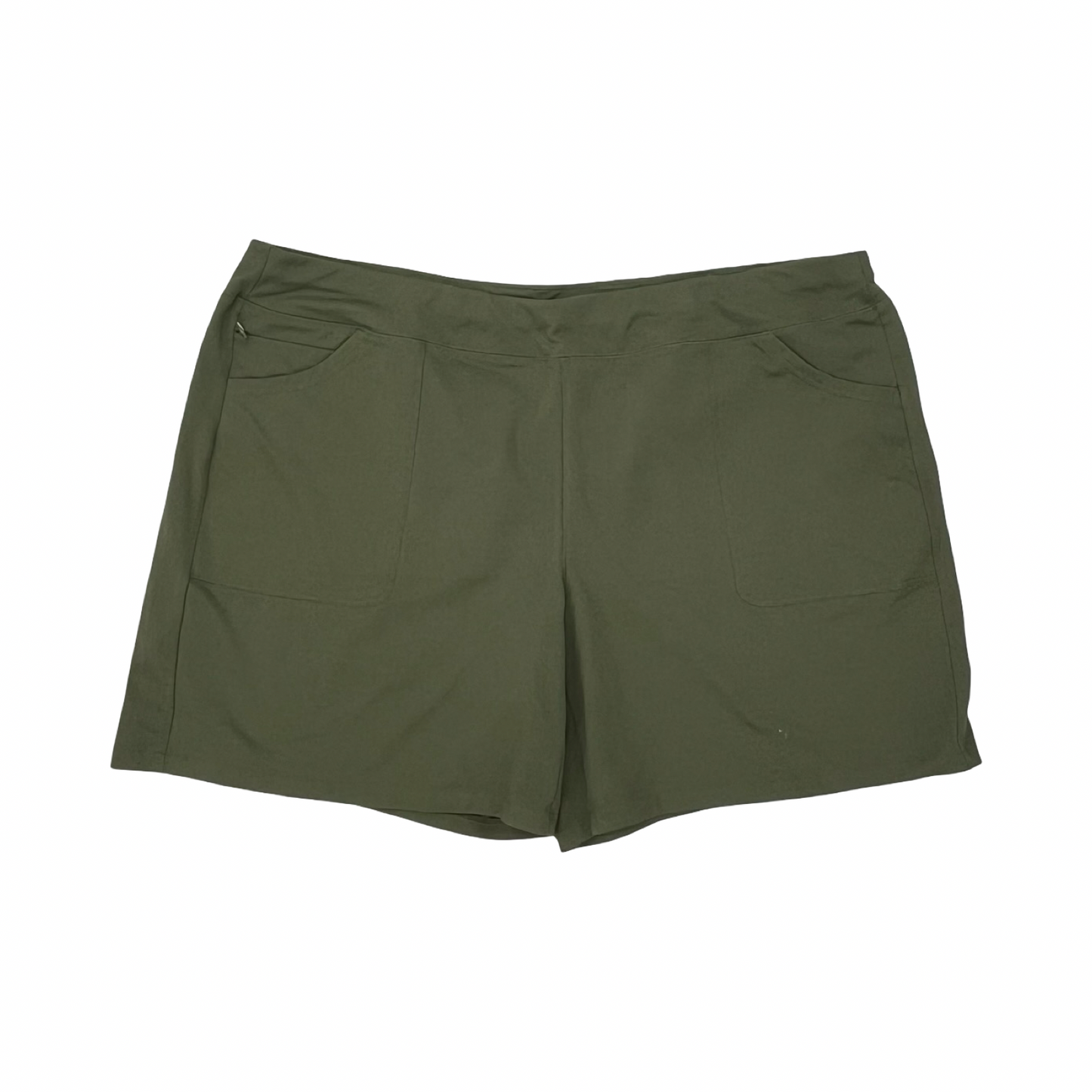 Athletic Shorts By Lands End In Green, Size:3X
