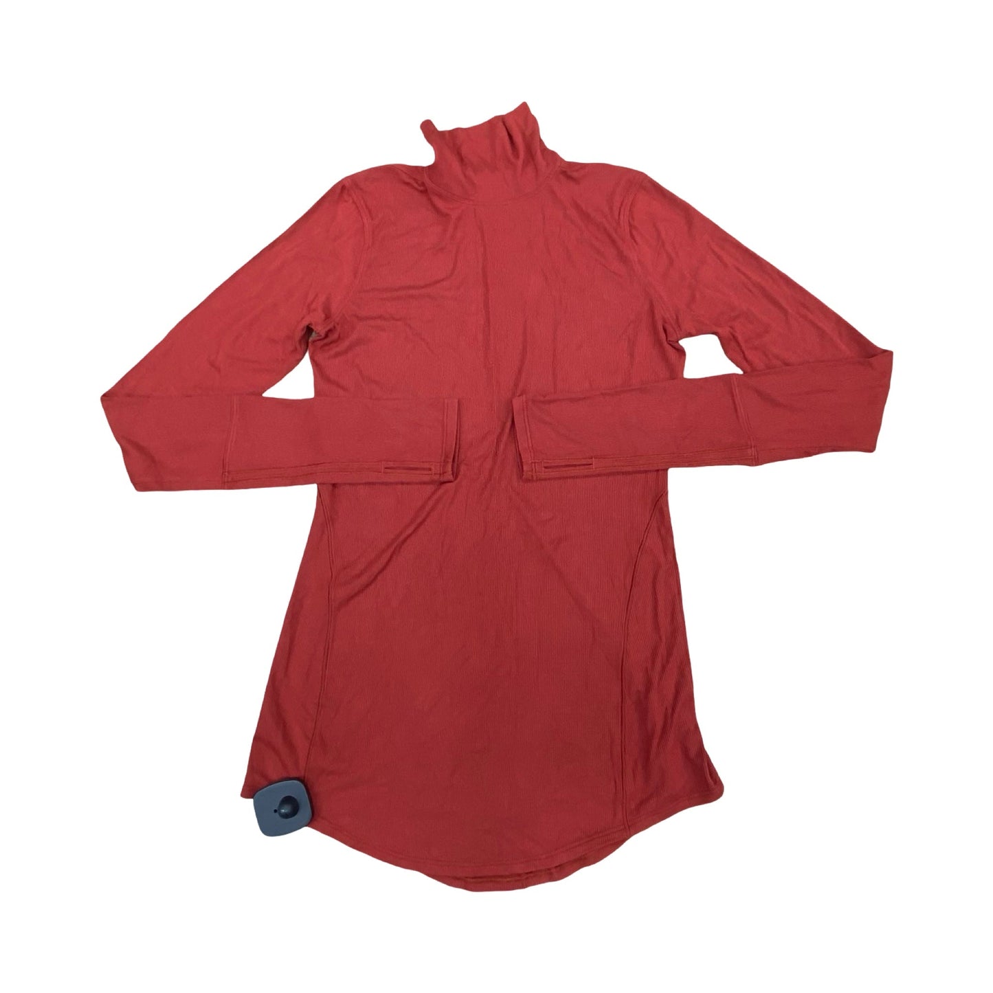 Athletic Top Ls Collar By Lululemon In Red, Size:S