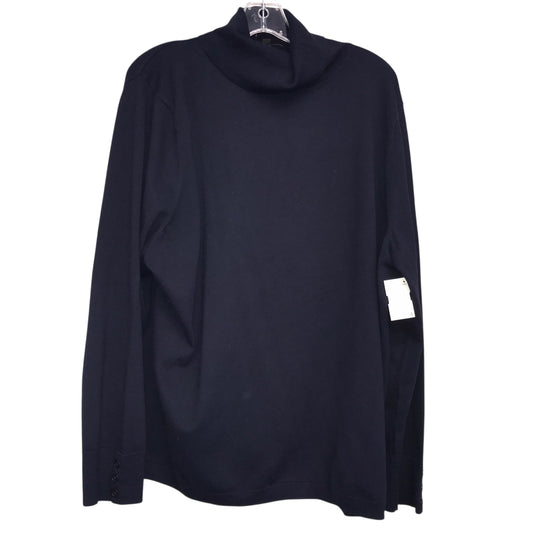 Sweater By Talbots In Navy, Size:3X