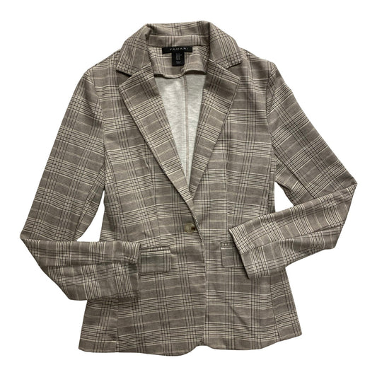 Blazer By Tahari In Plaid Pattern, Size:Xs