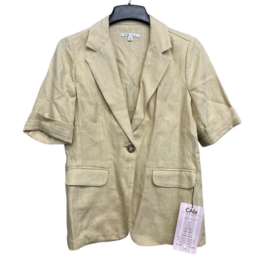 Blazer By Cabi In Tan, Size:M