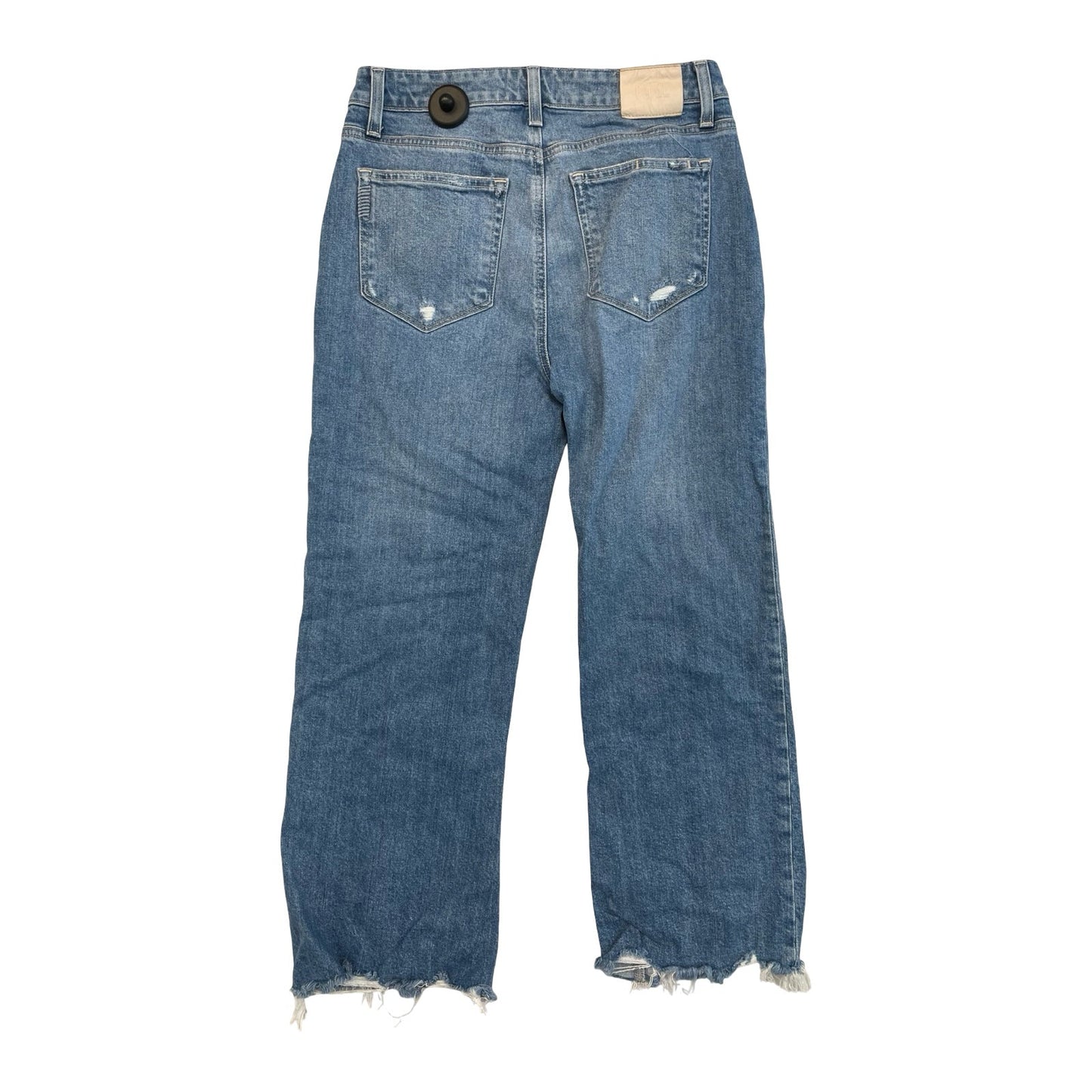 Jeans Wide Leg By Paige In Blue Denim, Size:8
