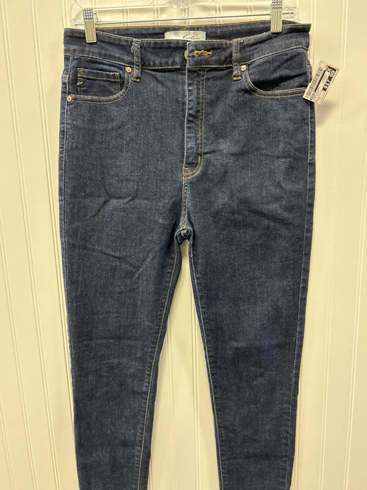 Jeans Skinny By Kancan In Blue Denim, Size:8