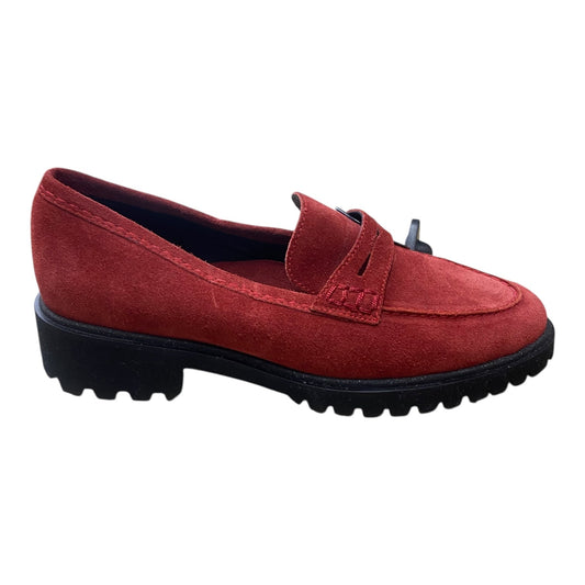 Shoes Heels Block By High Soft In Red, Size:6