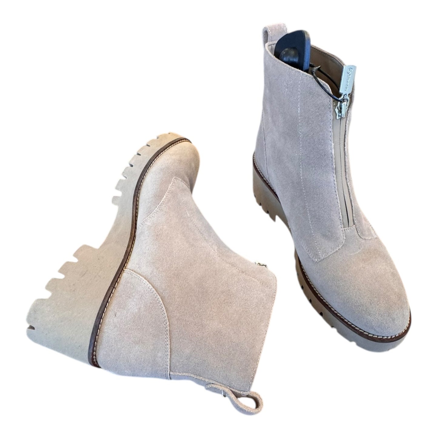 Boots Ankle Heels By Blondo In Tan, Size:8