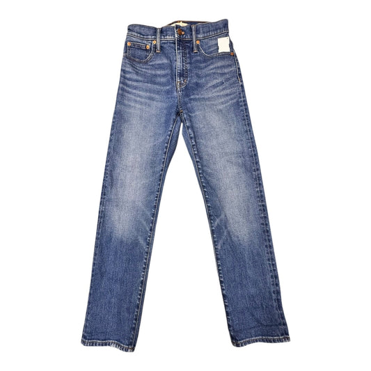 Jeans Straight By Madewell In Blue Denim, Size:0