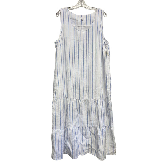 Dress Casual Maxi By J. Jill In Striped Pattern, Size:Xl