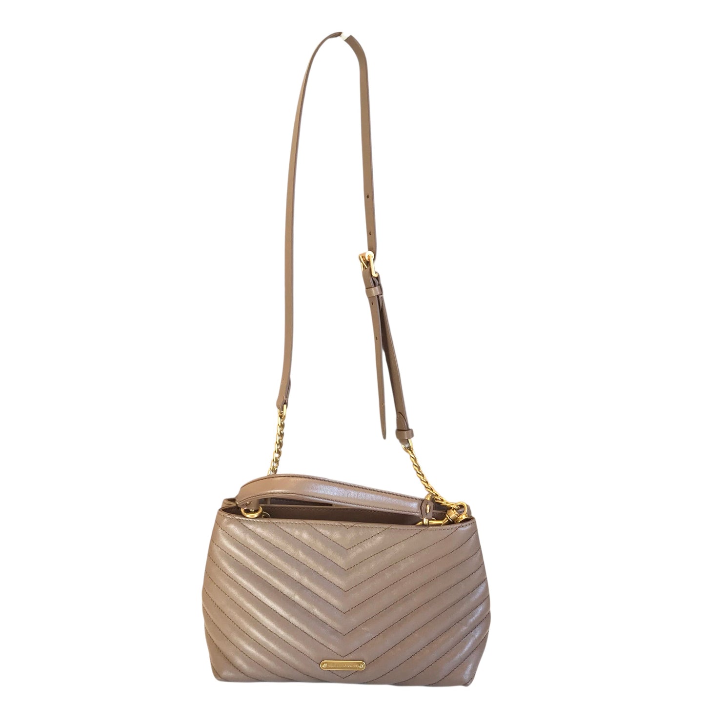 Handbag Designer By Rebecca Minkoff In Brown, Size:Medium