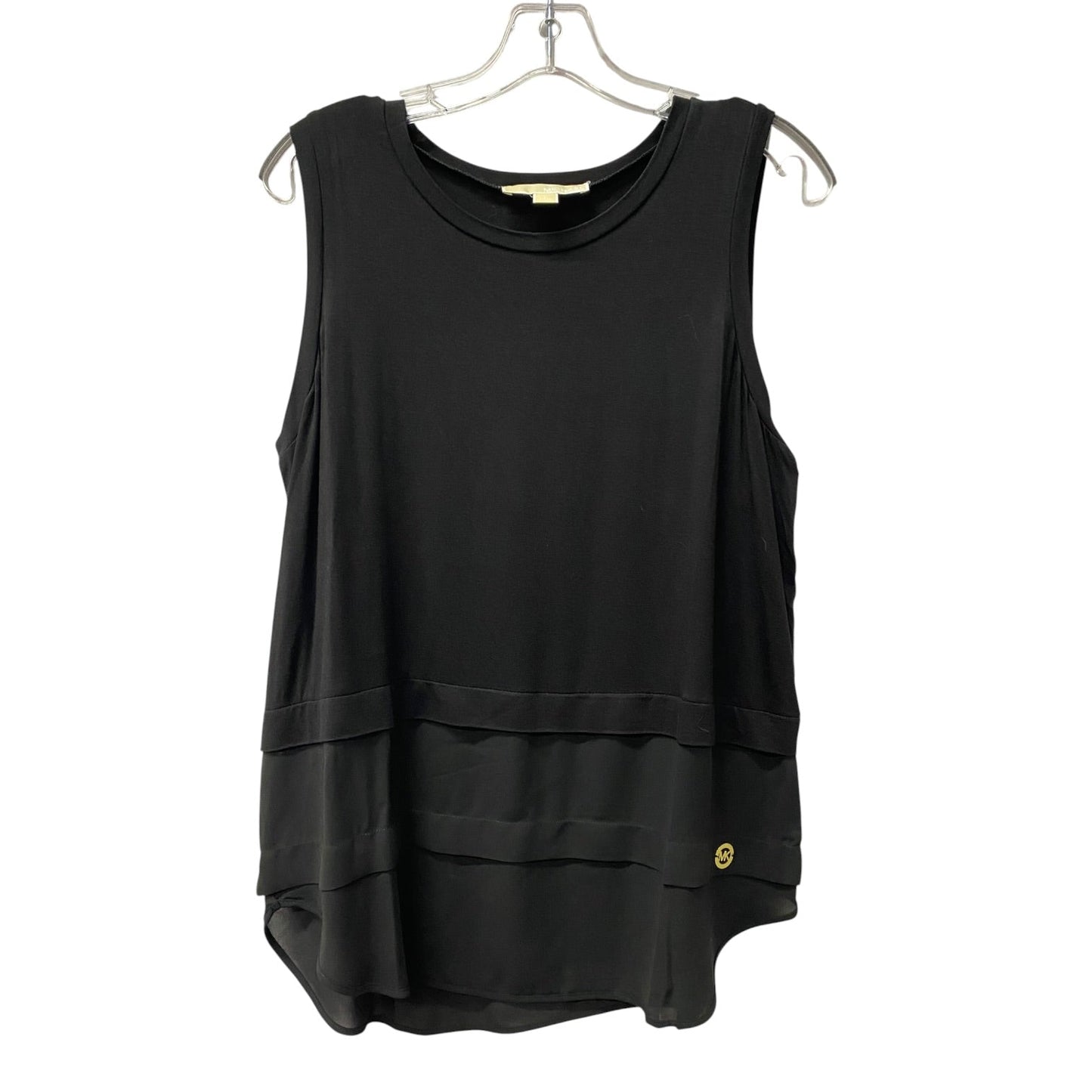 Top Sleeveless By Michael By Michael Kors In Black, Size:L
