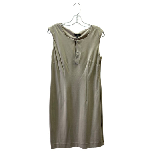 Dress Party Midi By Premise In Taupe, Size:8