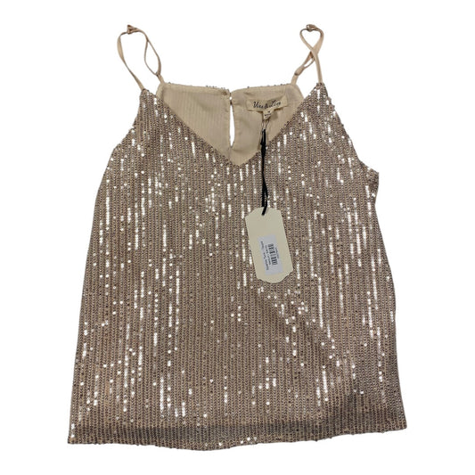 Top Sleeveless By Cmc In Cream, Size:M