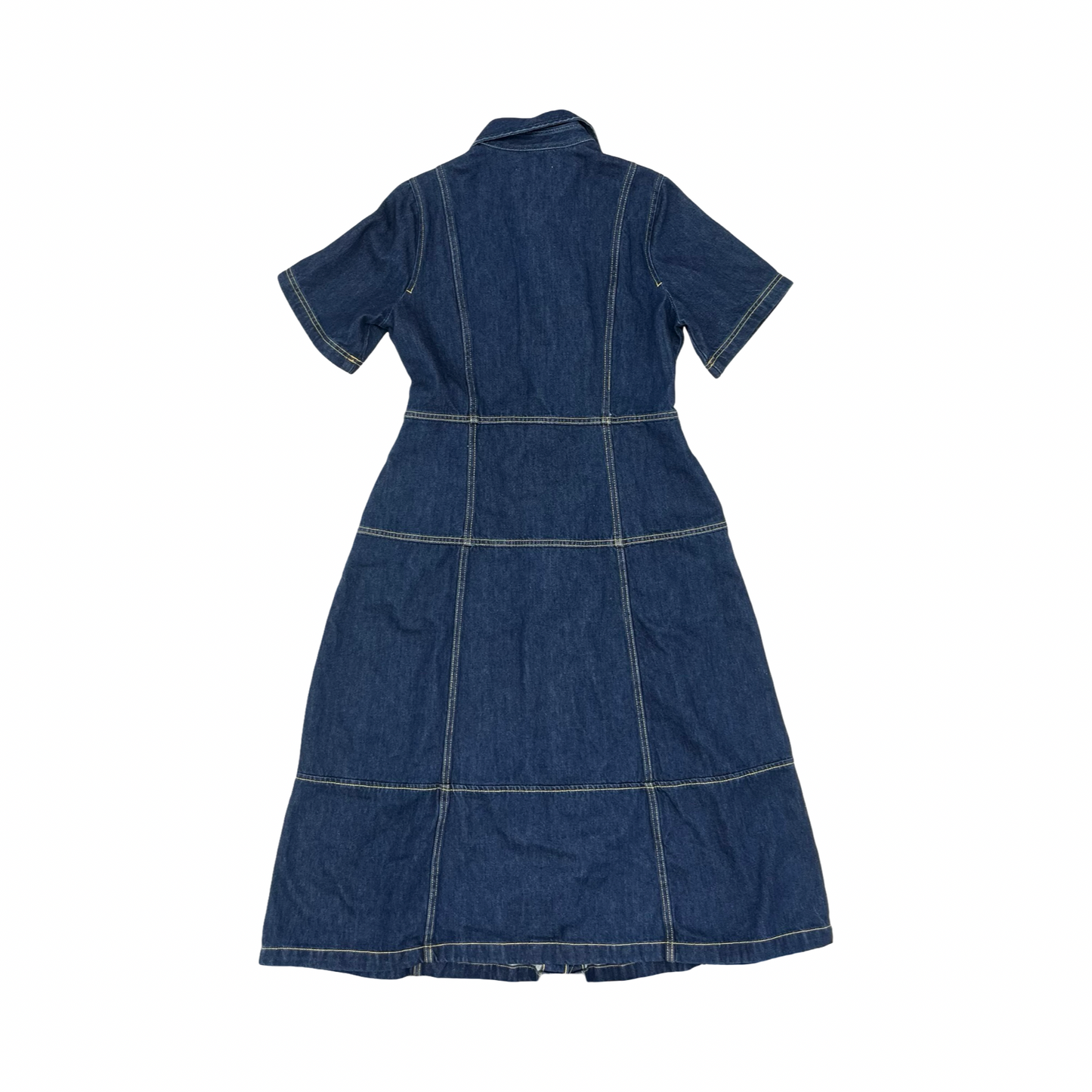 Dress Casual Midi By Free Assembly In Blue Denim, Size:M