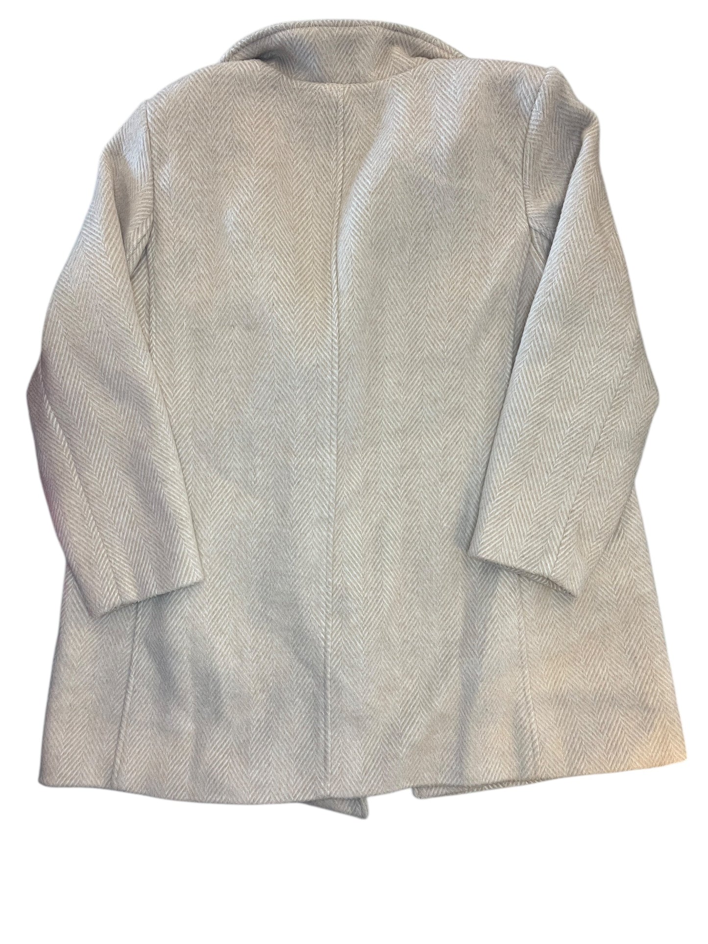 Coat Trench Coat By Loft In Peach, Size:1X