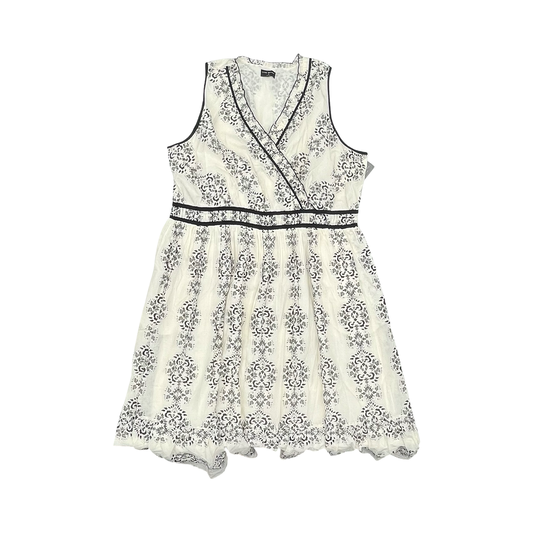 Dress Party Long By Lane Bryant In Cream, Size:4X