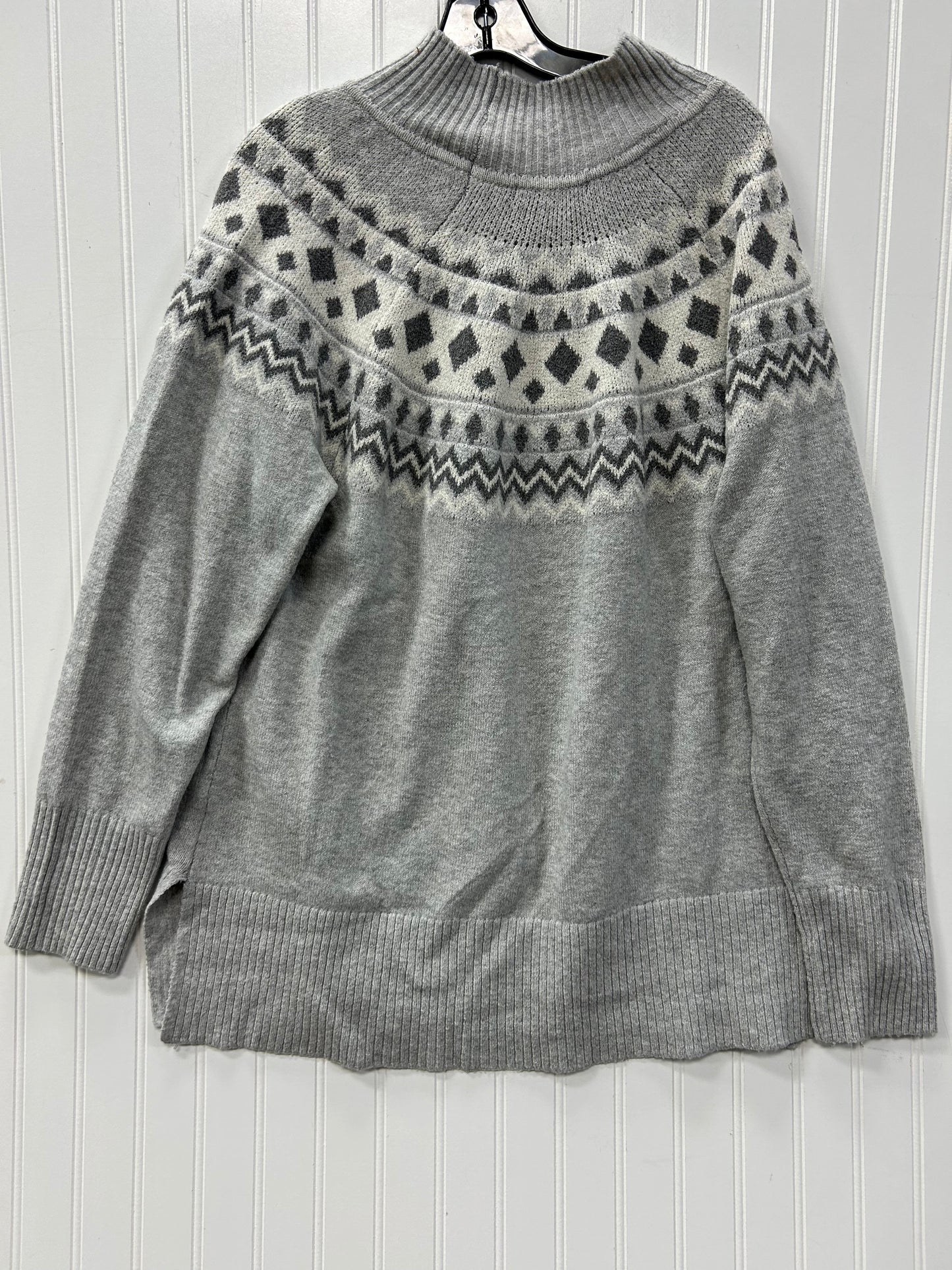 Sweater By Tahari In Grey, Size:2X