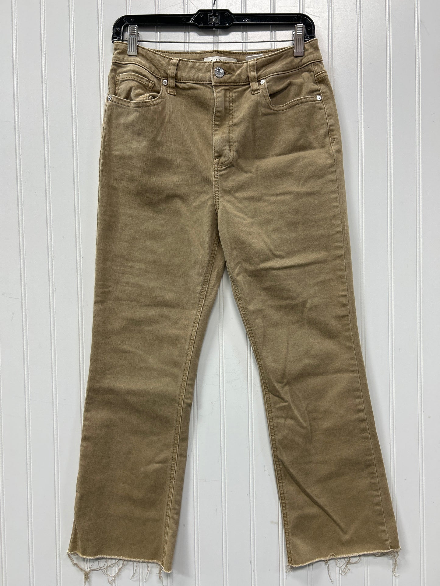 Jeans Boot Cut By Eunina In Tan Denim, Size:6