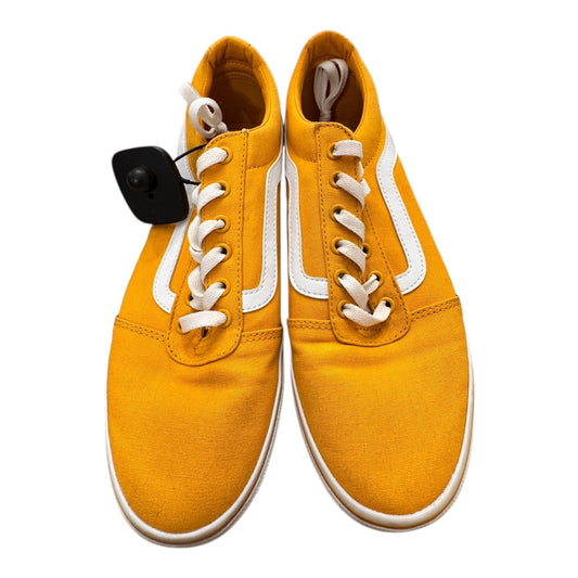 Shoes Athletic By Vans In Yellow, Size:11