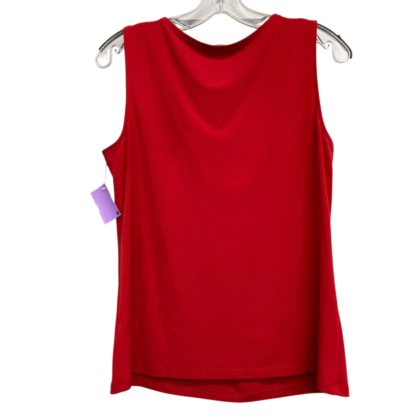 Top Sleeveless Basic By Nine West In Red, Size:M