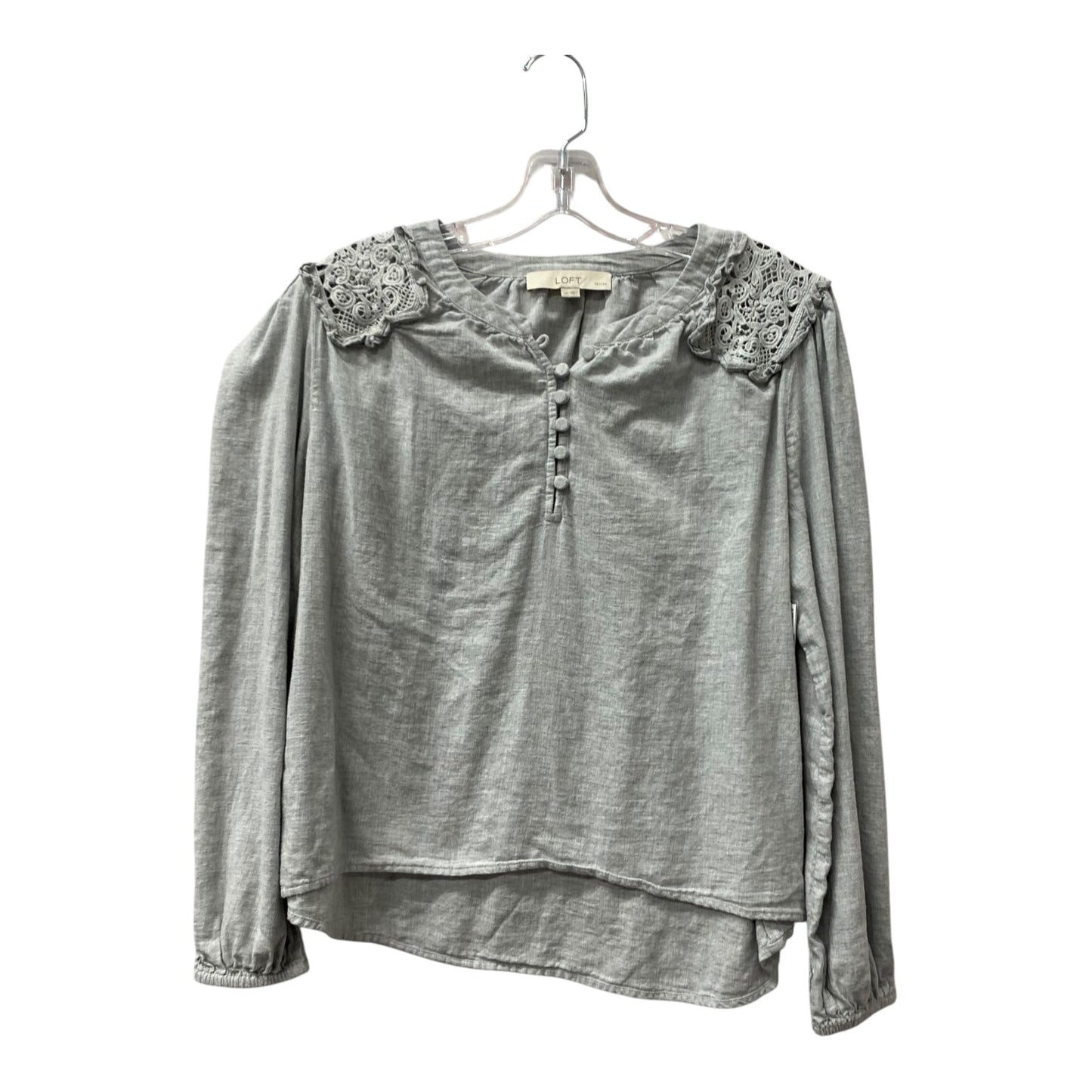 Top Ls By Loft In Grey, Size:Mp