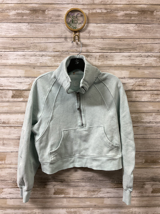 Athletic Sweatshirt Collar By Lululemon In Blue, Size:Xs