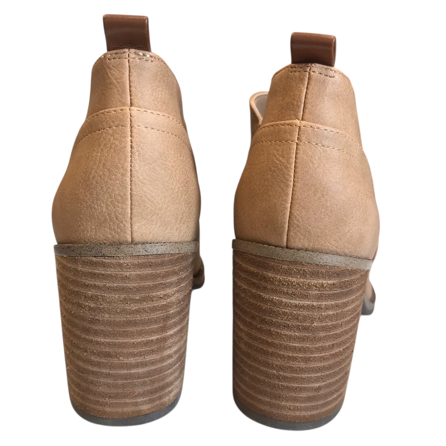 Boots Ankle Heels By Dr Scholls In Tan, Size:8