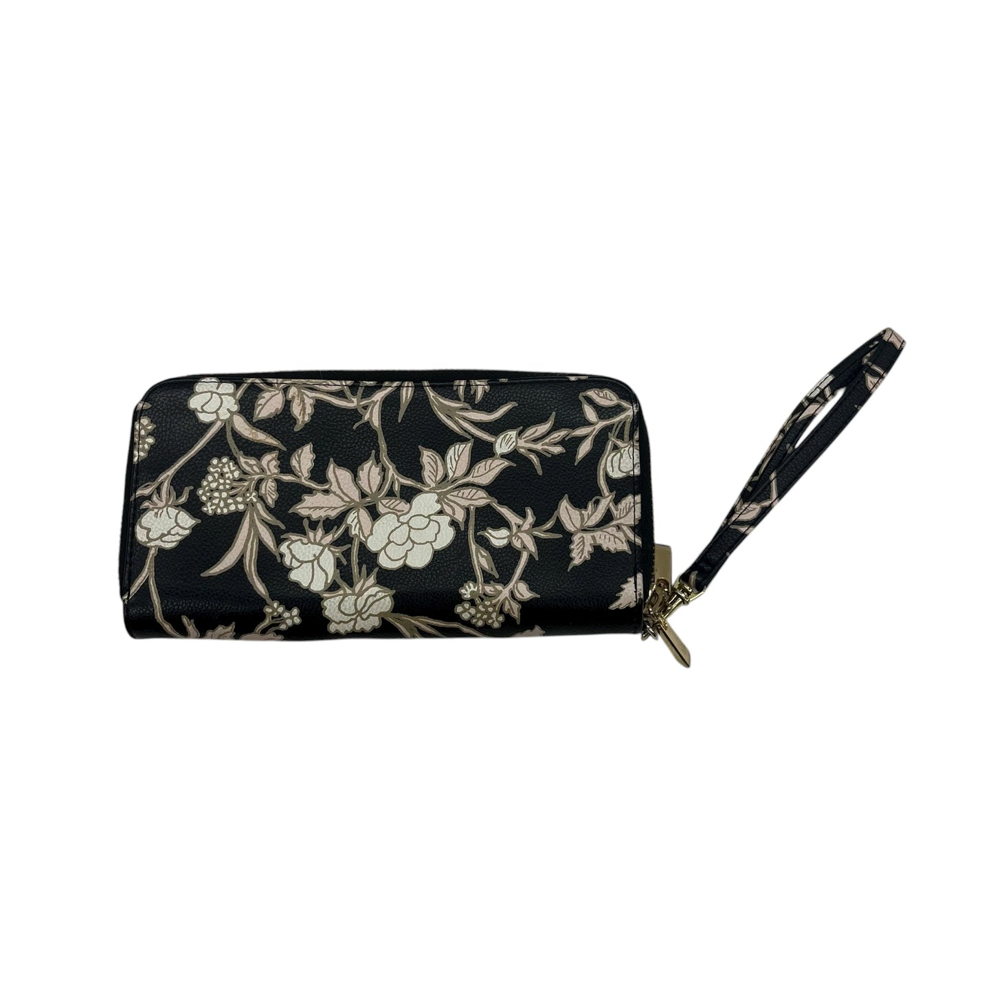 Wallet By Clothes Mentor In Black & Cream, Size:Large