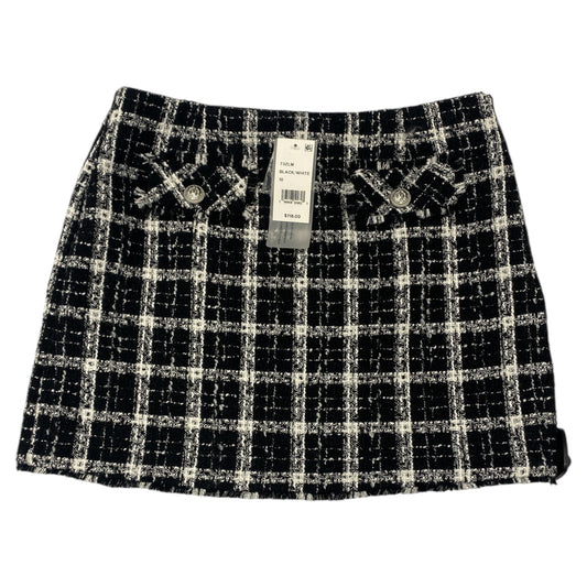 Skirt Midi By French Connection In Black & White, Size:10
