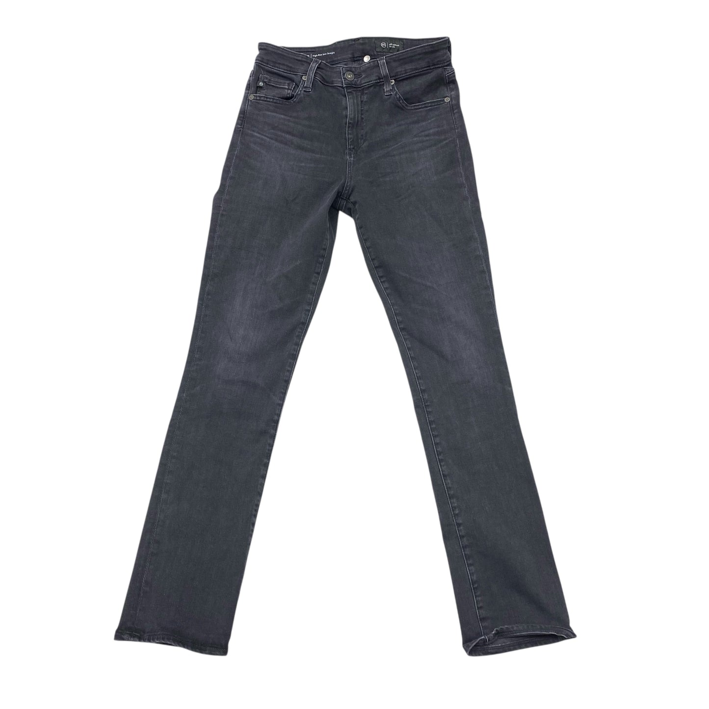 Jeans Straight By Ag Jeans In Black, Size:4
