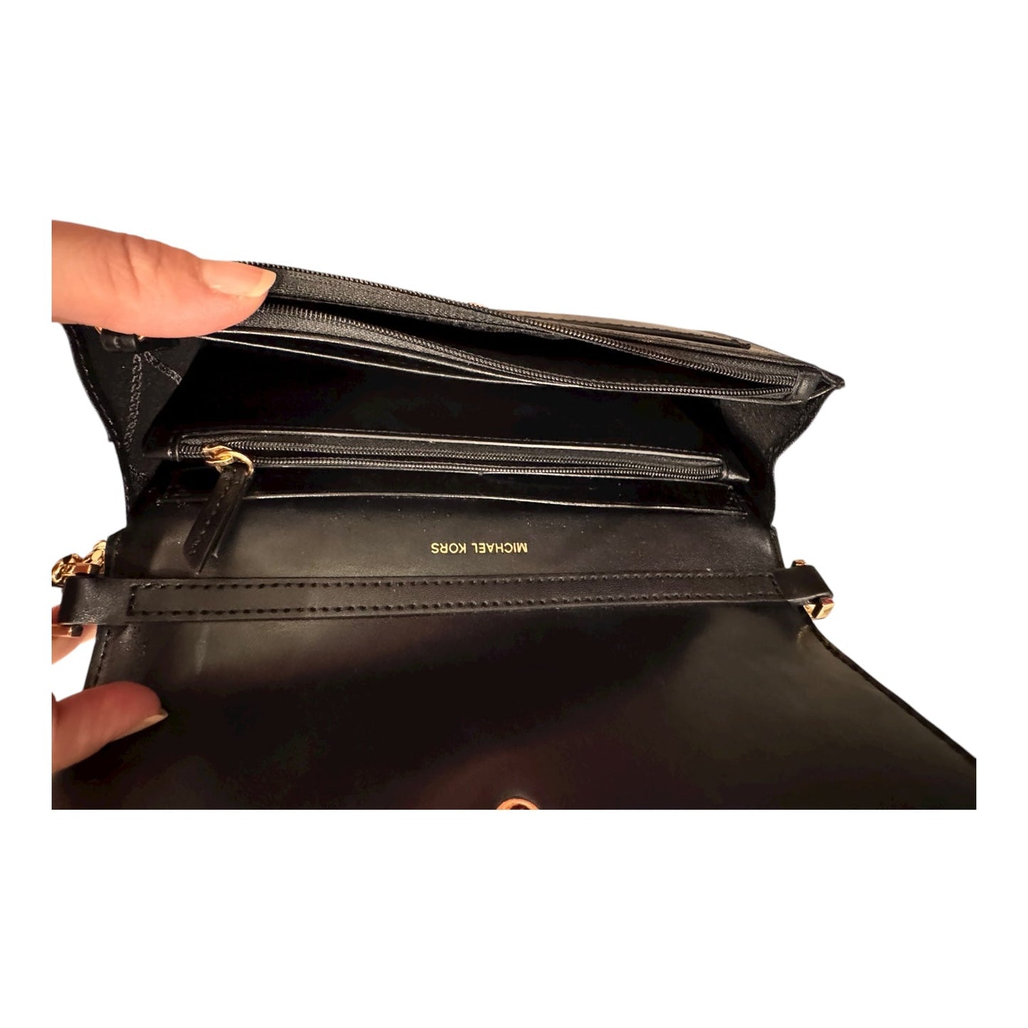 Handbag Designer By Michael Kors In Black, Size:Small