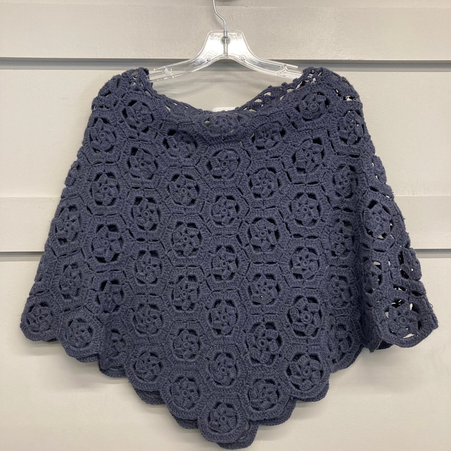 Poncho By Lumiere In Blue, Size:S