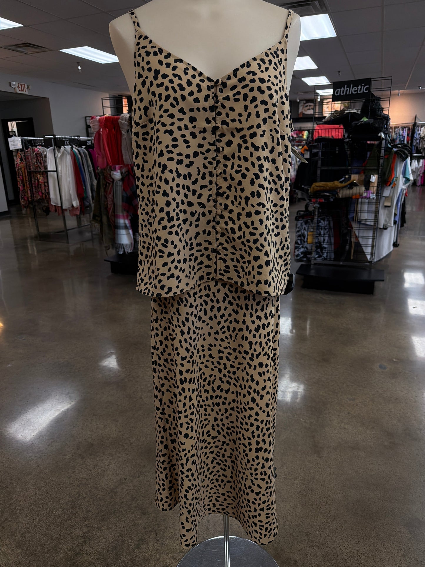 Skirt Set 2Pc By Sanctuary In Animal Print, Size:M