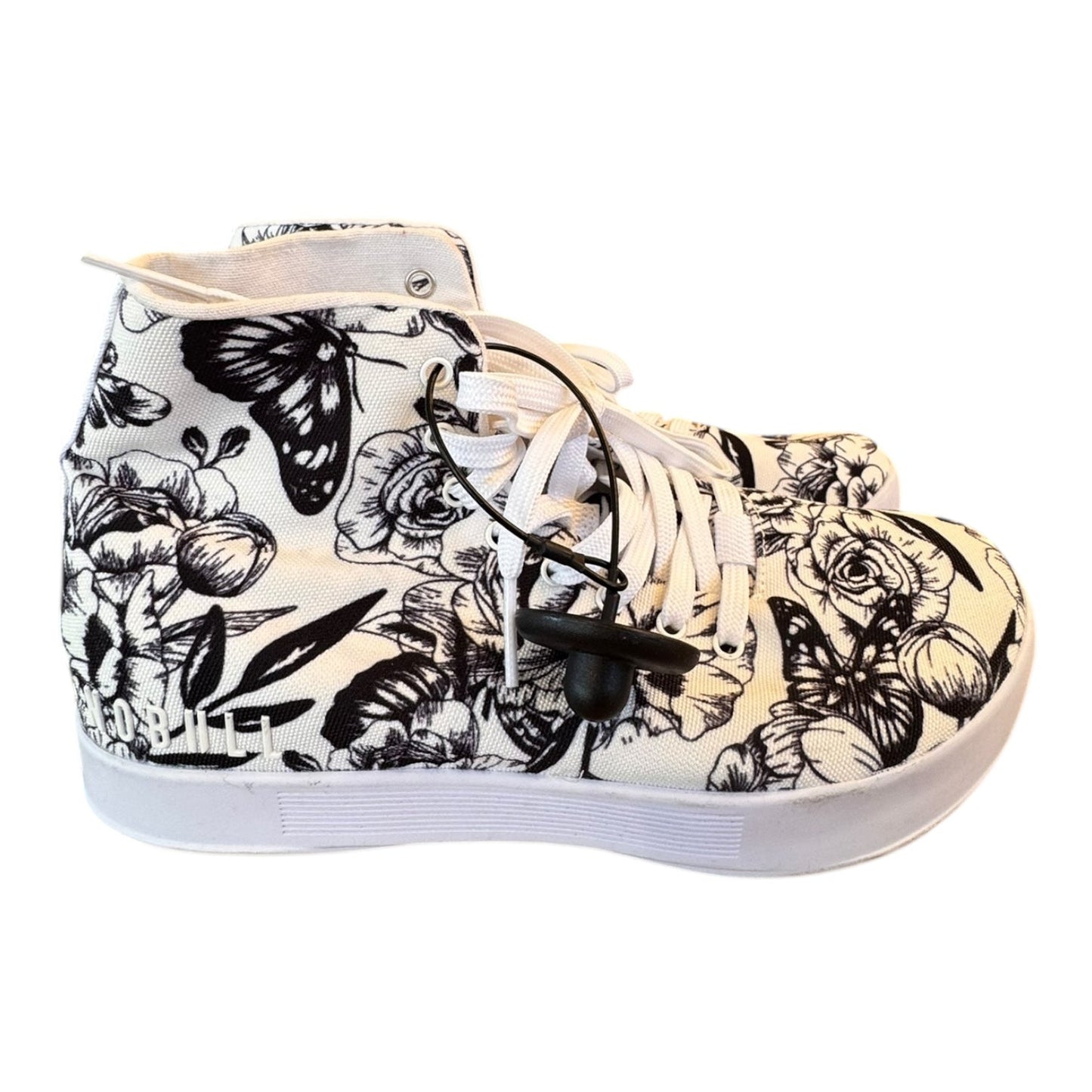 Shoes Sneakers By Nobull In Black & White, Size:8.5