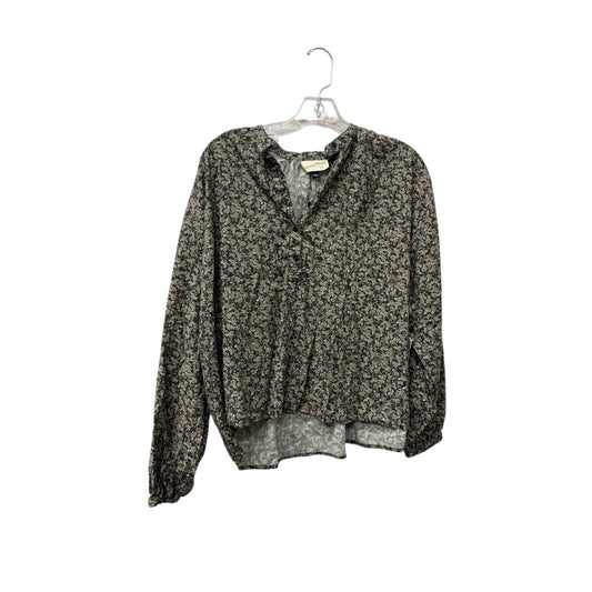 Top Ls By Universal Thread In Black, Size:S