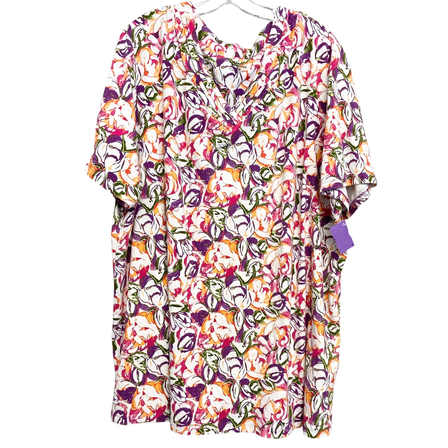 Top Ss Basic By Liz And Me In Multi, Size:3X