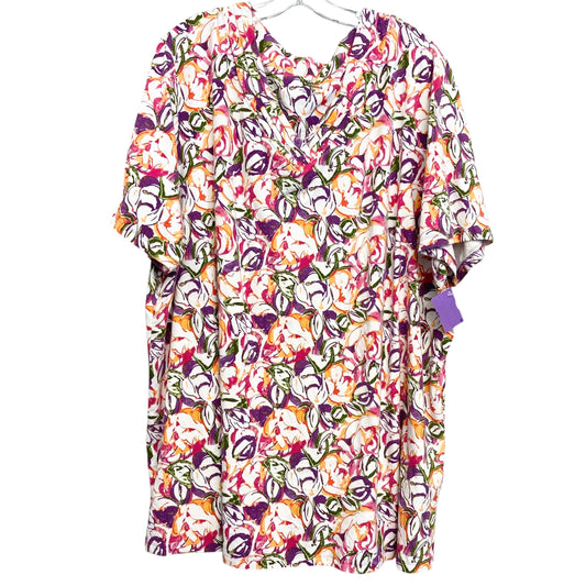 Top Ss Basic By Liz And Me In Multi, Size:3X