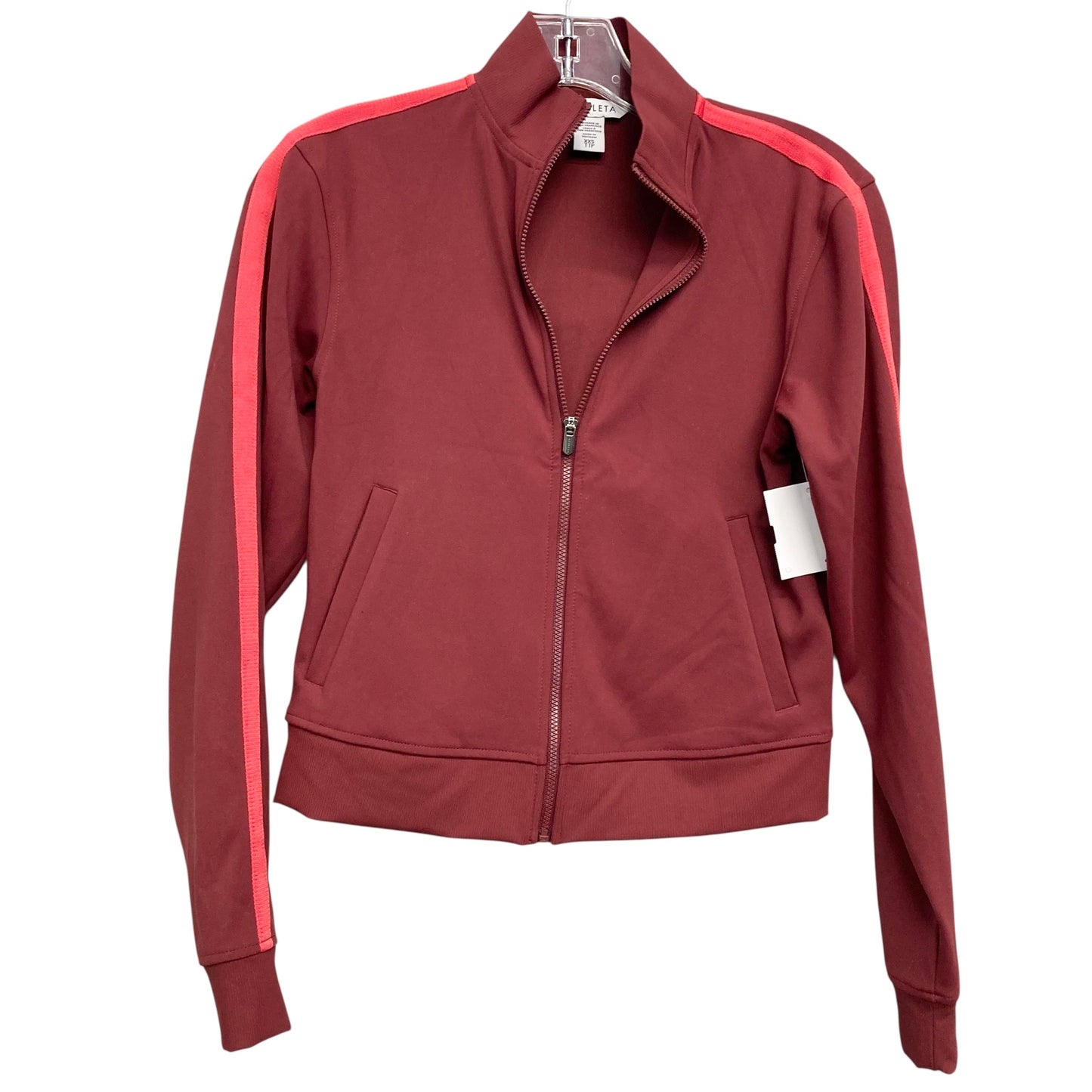 Athletic Jacket By Athleta In Floral Print, Size:Xxs