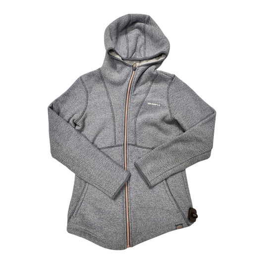Jacket Fleece Hoodie By Merrell In Blue, Size:S