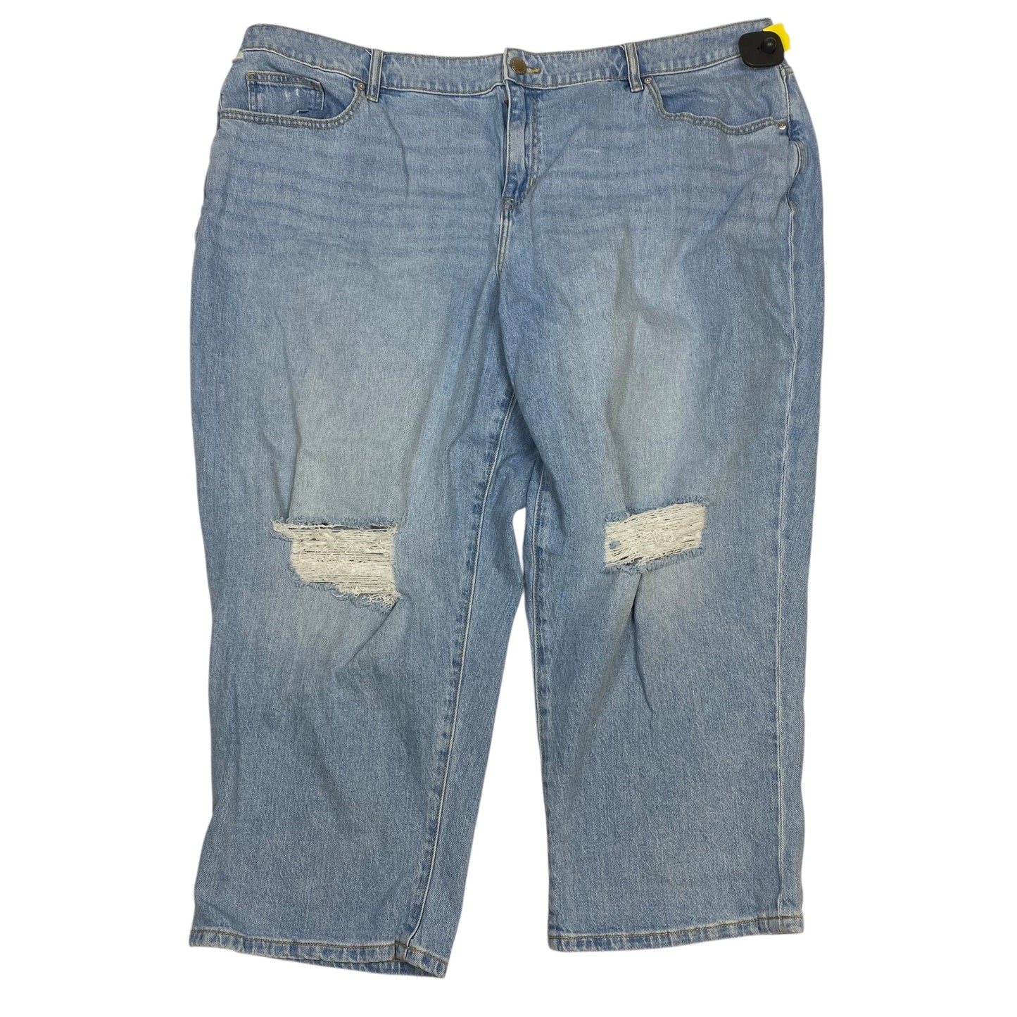 Jeans Straight By Lane Bryant In Blue Denim, Size:24