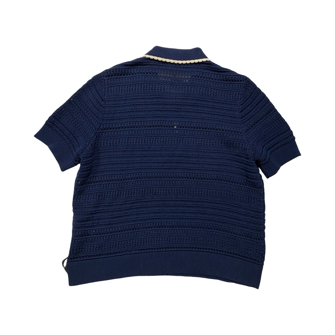 Sweater Designer By Kate Spade In Navy, Size:Xxl
