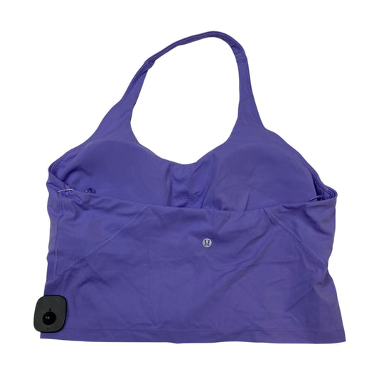 Athletic Tank Top Designer By Lululemon In Purple, Size:L
