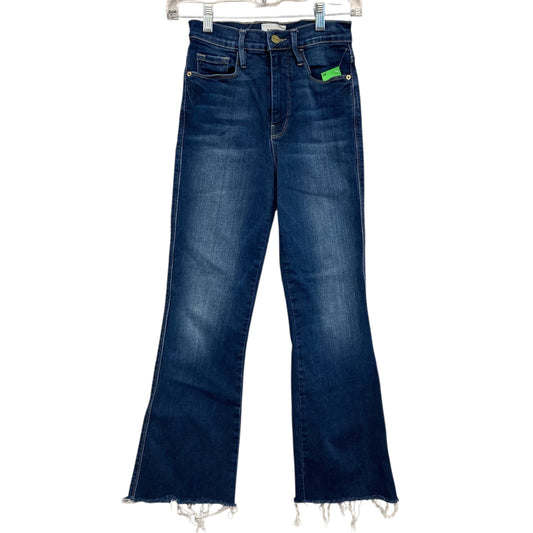 Jeans Boot Cut By Frame In Blue Denim, Size:2