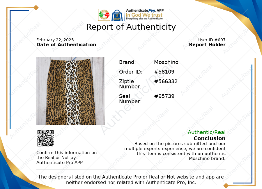 Skirt Luxury Designer By Moschino In Animal Print, Size: 8