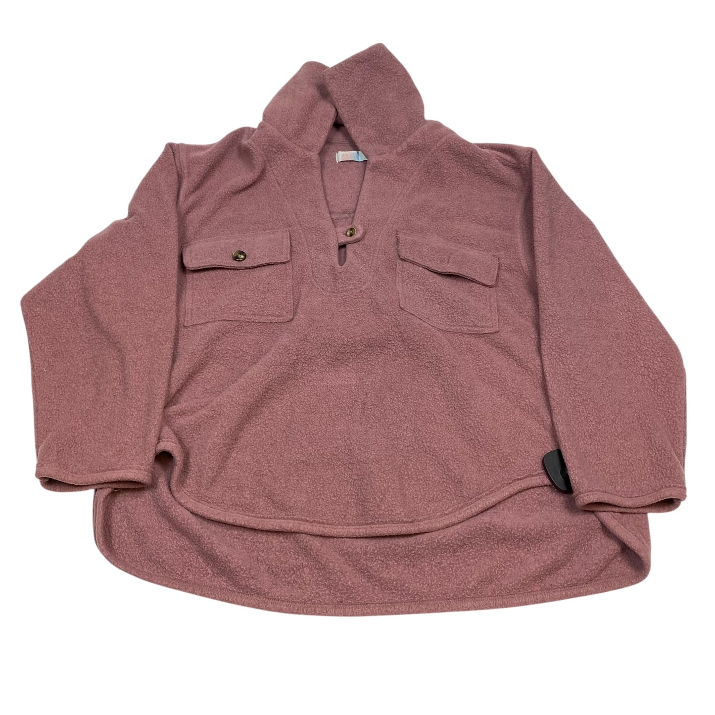 Jacket Shirt By Free People In Pink, Size:Xs