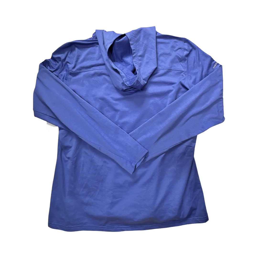 Athletic Top Ls Collar By Cmc In Blue, Size:Xl