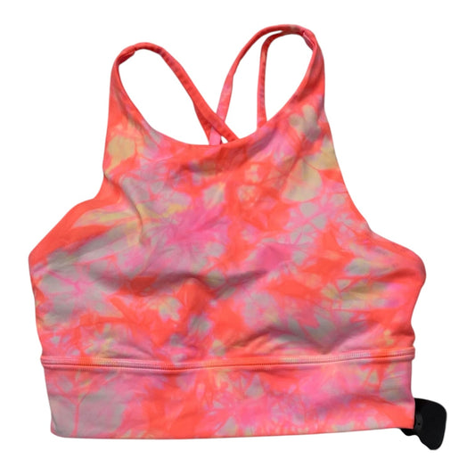 Athletic Bra By Lululemon In Orange, Size:4