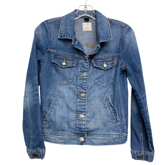 Jacket Denim By J. Crew In Blue Denim, Size:Xs