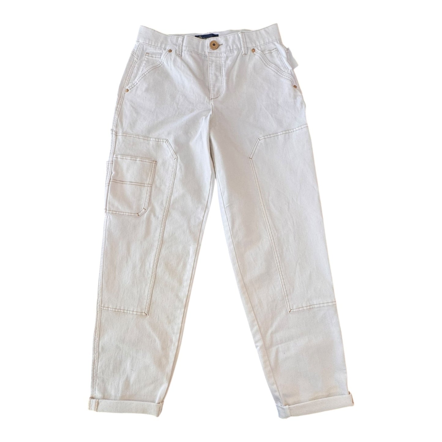Jeans Boyfriend By Democracy In White, Size:10